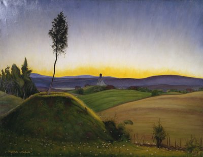 歴史的景観 作： Harald Oscar Sohlberg