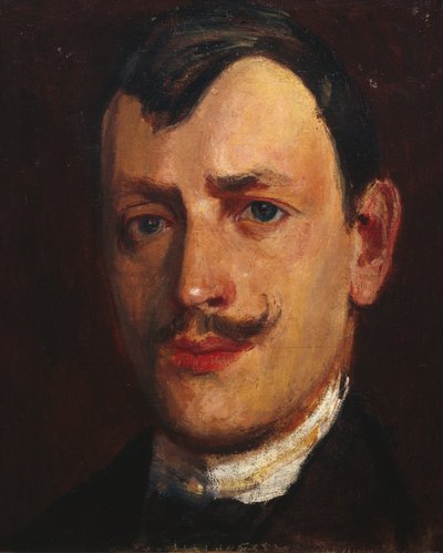 自画像 作： Harald Oscar Sohlberg