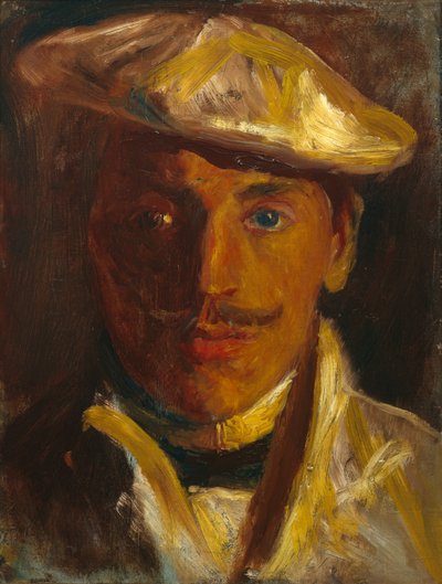 自画像 作： Harald Oscar Sohlberg