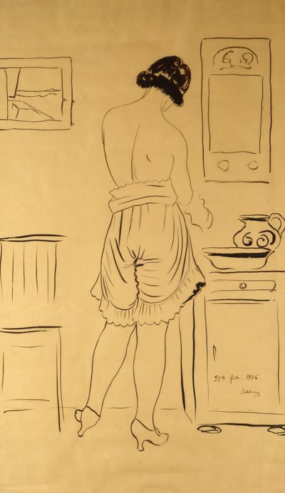 トイレ 作： Harald Oscar Sohlberg