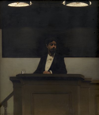 コペンハーゲン大学のGeorg Brandes 作： Harald Slott Møller