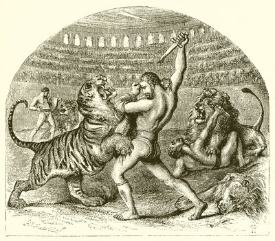古代ローマの獅子 作： Harden Sidney Melville