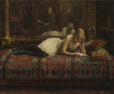 アーティストと彼のモデル 作： Harlamov