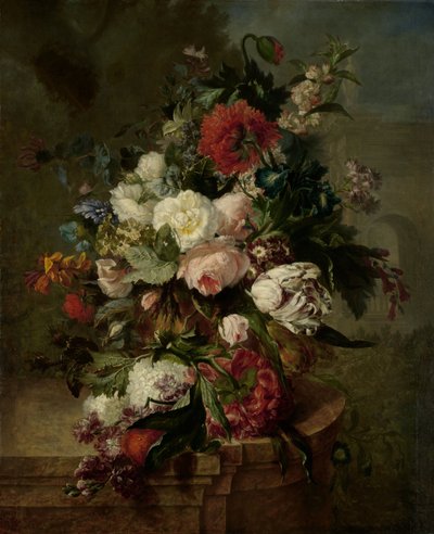 花のある静物 作： Harmanus Uppink