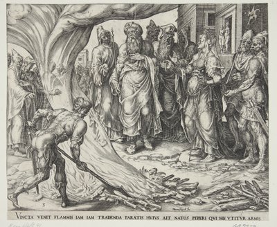 タマルはユダの誓約を示して処刑された 作： Harmen Jansz. Muller