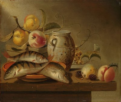 土瓶のある静物 作： Harmen Steenwijck