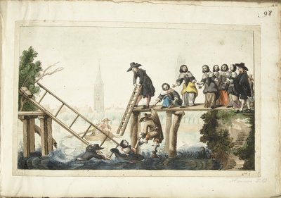 壊れた橋 作： Harmen ter Borch