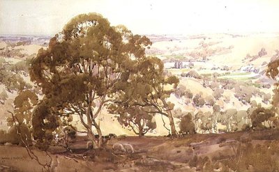 風景 作： Harold Brocklebank Herbert