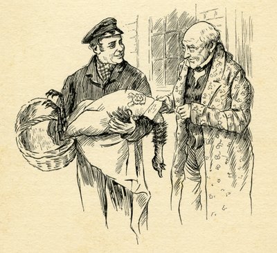 チャールズ・ディケンズのクリスマスキャロル 作： Harold Copping