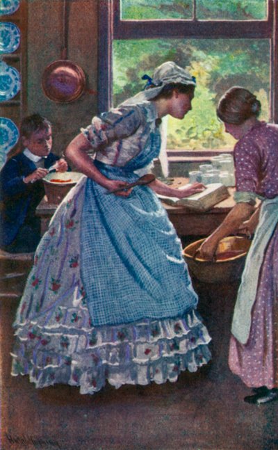 ルイザMオルコットによる善妻のイラスト 作： Harold Copping