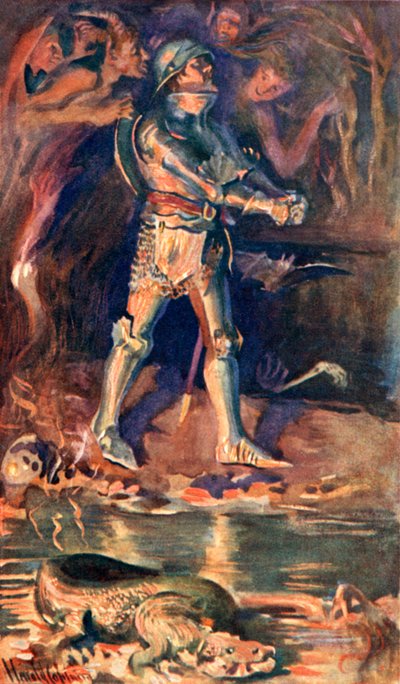死の影の谷で 作： Harold Copping