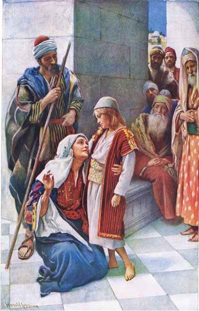 Wist ye not , illustration fromharold Copping Pictures：The Crown Series、c.1920s 作： Harold Copping