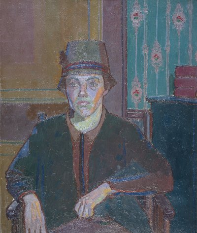 ある婦人（キャンバスに油彩） 作： Harold Gilman