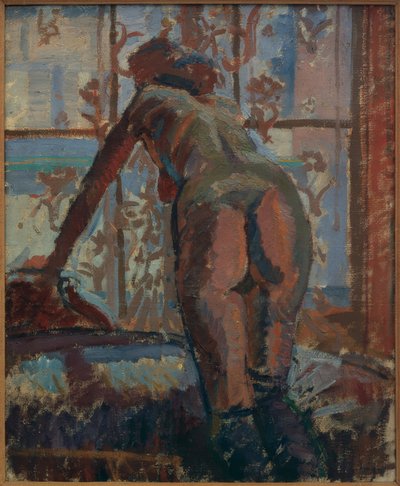 Nude at the window 作： Harold Gilman