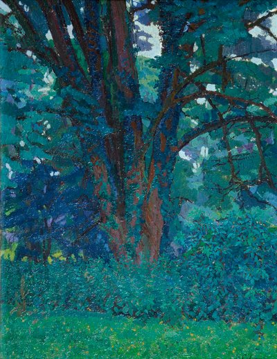 In Gloucestershire, c.1916 (油彩・キャンバス) 作： Harold Gilman