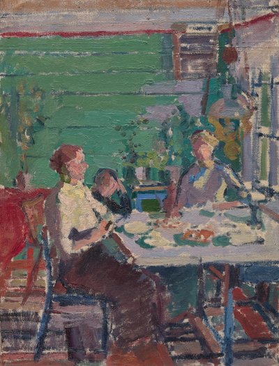 インテリア シーン、おそらくノルウェー 作： Harold Gilman