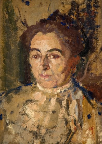 女性の肖像研究、1908-1910。 作： Harold Gilman