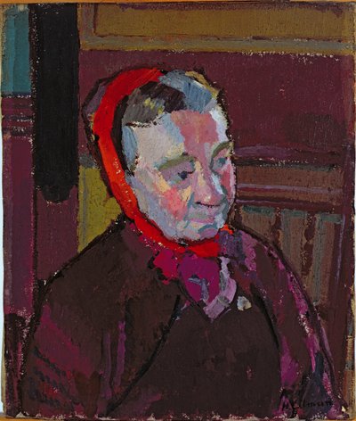 マウンター夫人の肖像 作： Harold Gilman