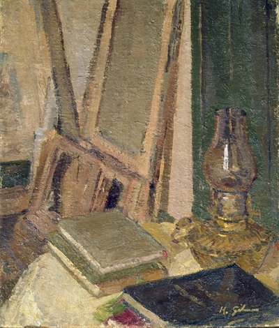 スタジオインテリア 作： Harold Gilman