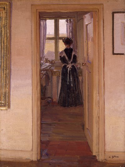 「キッチン」、1908-09 作： Harold Gilman
