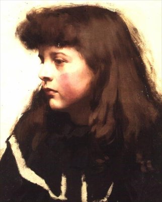 少女の肖像 作： Harold Harvey