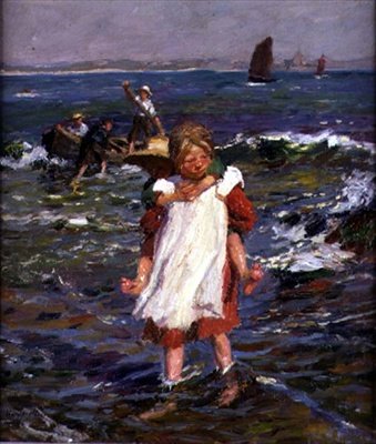 上陸する 作： Harold Harvey