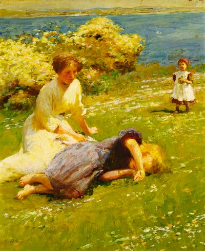 崖の上の少女たち 作： Harold Harvey