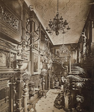 ホール、ケンタッキー州ウィッカムホール、1897年 作： Harold Palmer