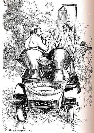 ドライバーのための暑い天気のヒント、1906 作： Harold Robert Millar