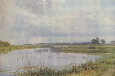平原の川、1910 作： Harold Sutton Palmer