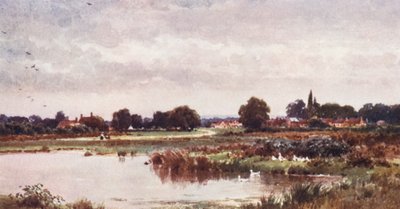 ダンスフォールド、クランリー近郊（カラーリトグラフ） 作： Harold Sutton Palmer