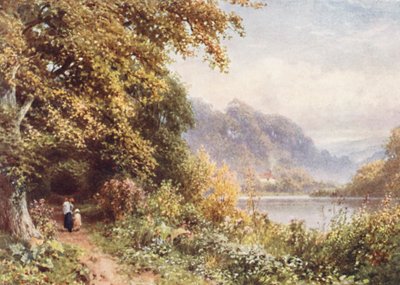 アルベリー近郊（カラーリトグラフ） 作： Harold Sutton Palmer