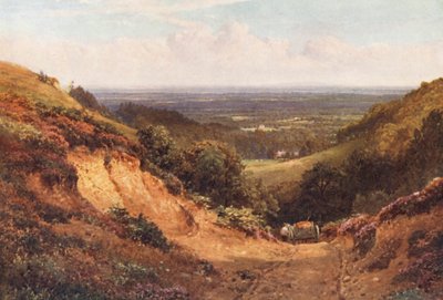 ゴンシャル上方のグラベル・ピット（カラーリトグラフ） 作： Harold Sutton Palmer