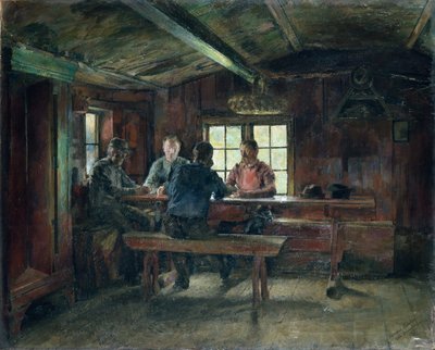 カードプレーヤー 作： Harriet Backer