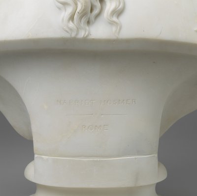 メデューサ、1854年頃（大理石） 作： Harriet Goodhue Hosmer