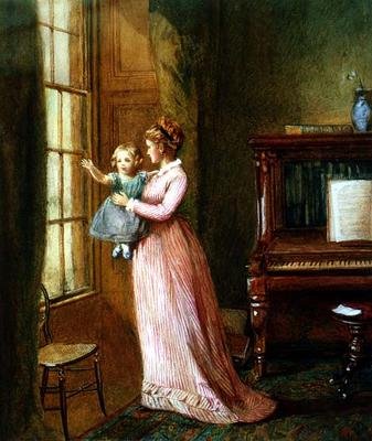 Waving Goodbye」（サイン入り水彩画 作： Harriet Kempe