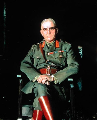 サム・ヒューズ中将 作： Harrington Mann