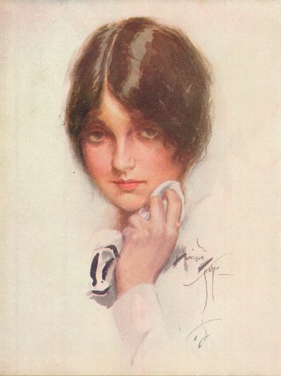 研究、c1914、1914 作： Harrison Fisher