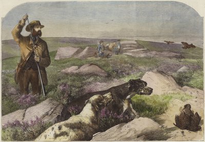 ライチョウ射撃 作： Harrison William Weir