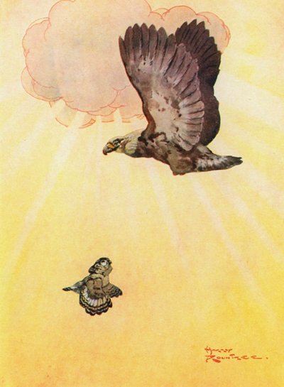 フクロウとワシの娘 (カラーリソ) 作： Harry Rountree