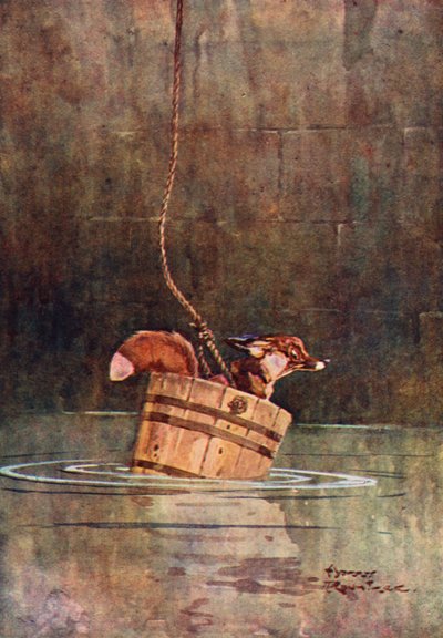 オオカミとキツネ (カラー リソ) 作： Harry Rountree