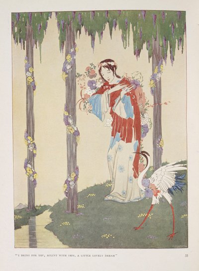 ゆりかごの歌「露に照らされた君に届けよう
 小さな素敵な夢 作： Harry Clarke
