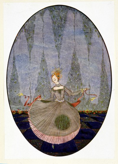 まだ誰も踊っていなかったように床の上で踊る - アンデルセンの「人魚姫」 作： Harry Clarke