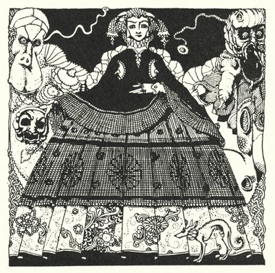 エドガー・アラン・ポー：モレラ（リトグラフ） 作： Harry Clarke
