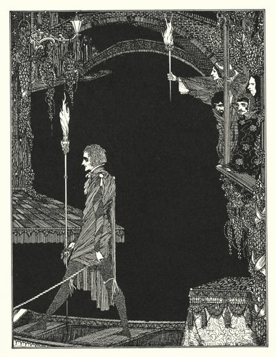 エドガー・アラン・ポー：割り当て（リトグラフ） 作： Harry Clarke