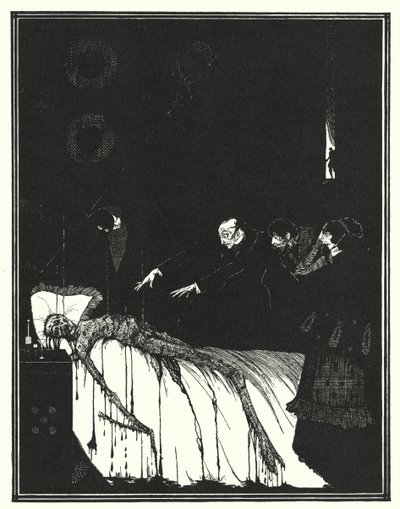 エドガー・アラン・ポー：オブロング・ボックス（リトグラフ） 作： Harry Clarke