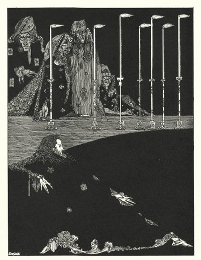 エドガー・アラン・ポー：落とし穴と振り子（リトグラフ） 作： Harry Clarke