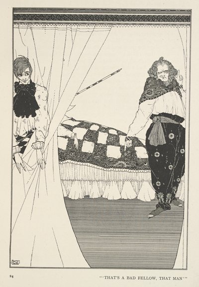 グレート・クロースとリトル・クロース。
悪い奴だよ、あの男は。 作： Harry Clarke