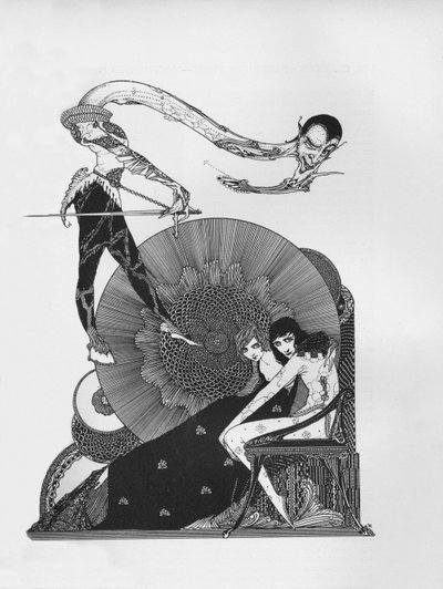 ゲーテス・ファウストの半称、1925 作： Harry Clarke