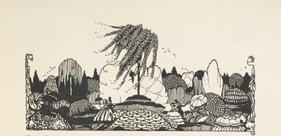 イラストリストの一番上にあるイラスト。 作： Harry Clarke